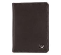 Golden Head Polo Identity Card Case RFID in pelle 9 cm marrone