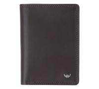 Golden Head Polo Identity Card Case RFID in pelle 9 cm marrone