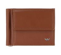 Golden Head Pelle portafoglio fermasoldi Polo RFID Protect Clip-Scheintasche 1921 Cognac marrone