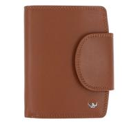 Golden Head Pelle portafoglio Polo RFID Protect Kombischeintasche mit Riegel 1439 Cognac marrone
