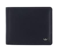 Golden Head Polo Portafoglio Protezione RFID Vera Pelle 12 cm blu