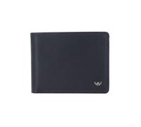 Golden Head Polo Portafoglio Protezione RFID Vera Pelle 12 cm blu