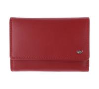 Golden Head Polo Portafoglio Protezione RFID Vera Pelle 14 cm rosso
