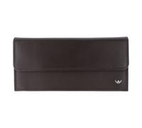Golden Head Pelle portafoglio Polo RFID Protect Damenbörse 2828 Dunkelbraun marrone scuro