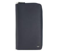 Golden Head Polo Portafoglio Protezione RFID Vera Pelle 21.5 cm blu