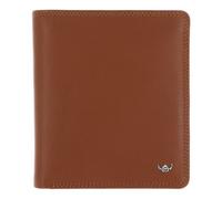 Golden Head Polo Portafoglio Protezione RFID Vera Pelle 9 cm marrone