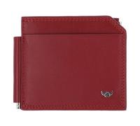 Golden Head Polo Portafoglio Vera Pelle 10 cm rosso