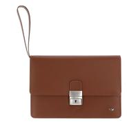 Golden Head Polo Uomo Borsa da polso in pelle 23 cm marrone