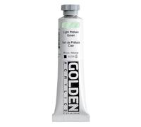 Golden Heavy Body Acrylic, 2 Ounce Tube, Light Phthalo Green (1578-2)