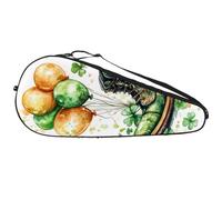 Golden Horseshoe Clover e Palloncini Uccello Racchetta Tennis Bag Leggero Racchetta Holder per principianti Tennis Giocatori