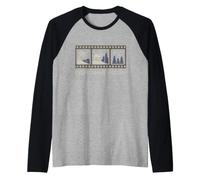 Golden Hour Hunter - Fotografia di Viaggio con Luce Dorata Maglia con Maniche Raglan