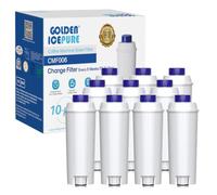 GOLDEN ICEPURE Addolcitore per DeLonghi DLSC002, SER3017 e 5513292811 - Incluse Le Versioni di ECAM, Esam, Serie ETAM (10 Unità (Confezione da 1))