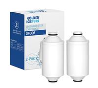 GOLDEN ICEPURE Cartuccia filtro doccia - purificatore d'acqua premium per sistemi Philips AWP175 (AWP1775WH / AWP1775CH), confezione da 2