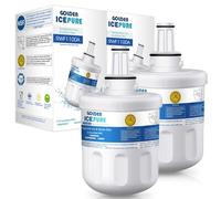 GOLDEN ICEPURE Filtri acqua per frigorifero Compatibile Con Samsung DA29-00003F, DA29-00003G, Aqua Pure Plus Hafin, DA29-00003B, DA29-00003A, DA97-06317A, RFC1100A, 2 pezzi RWF1100A