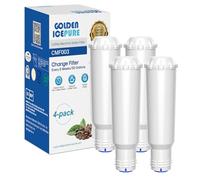 GOLDEN ICEPURE Filtro acqua per macchina da caffè Compatibile Con Krups F088 Pro Aqua, compatibile con AEG/Melitta/Bosch/Siemens/Nivona, 4 pezzi (Attenzione: non adatto per Jura White)