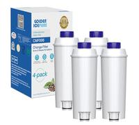 GOLDEN ICEPURE Filtro Acqua per Macchine da Caffè Compatibile Con De'Longhi DLSC002/SER3017 & 5513292811, Compatibile con De Longhi/ECAM/ESAM/ETAM/BCO, Serie EC, 4 pezzi