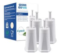 GOLDEN ICEPURE Filtro per Macchina da Caffè, Compatibile con Sage Barista Express, Bambino Plus, SES008, SES810, SES880, SES920, SES980, SES990, Oracle Touch, Certificato NSF, 4 Pezzi