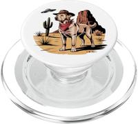 Golden Labrador Retriever Alien UFO Deserto PopSockets PopGrip per MagSafe
