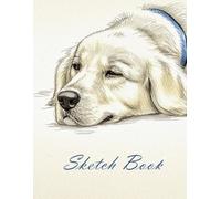 Golden Labrador Sketch Book / Large 120-page Art Book / Drawing Paper