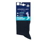 Golden Lady Active+Comfort Uomo Calza Lunga 15-17mmHg Blu 45-47