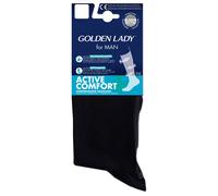 Golden Lady Active+Comfort Uomo Calza Lunga 15-17mmHg Nero 45-47