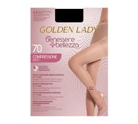 Golden Lady Benessere & Bellezza 70 denari nero 4L - Collant a compressione per le gambe, 1 paio