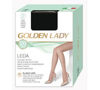 GOLDEN LADY COLLANT LEDA 20 DENARI TAGLIA 3 COLORE NERO 2 PAIA
