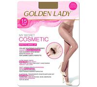 Golden Lady Mysecret 15 Cosmetic Collant, Donna, Trasparente (Melon 001a), Medium (Taglia produttore:3-M)