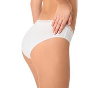Golden Lady Slip Pizzo Cotone, Bianco, 4-L