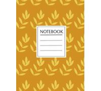 Golden Leaf Hardcover Notebook - 240 Pages: Elegant Fall-Themed Lined Journal | 8.25 x 11 in | College-Ruled | Minimalist Nature-Inspired Design | Ideal for Teachers, Writers, or Gifting