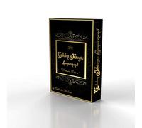 Golden Magic Lenormand - Biglietti d'oracolo Lenormand - mazzo di carte in scatola decorativa con 36 carte in rilievo oro