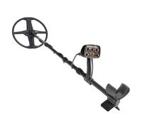 Golden Mask 4+ Xtreme Propack Rilevatore di Metalli con Cuffie Wireless WS107, Tecnologia PWM, Asta Telescopica in Carbonio, Batterie al Litio Ricaricabili, Nero (Piastra 13x11)