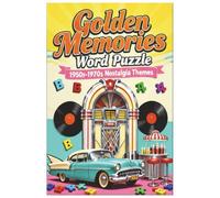 Golden Memories Word Search Puzzle Book: - 1950s-1970s nostalgia themes: 50+ Nostalgia Puzzles | 6x9 inches, 110 pages
