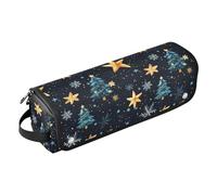 Golden Merry Christmas Tree - Organizer 2 in 1 per strumenti per capelli e tappetino resistente al calore, borsa da viaggio organizer per strumenti caldi, ferro arricciacapelli, piastre volumizzanti