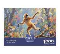 Golden Monkey 1000 Pezzi Puzzle Regalo Creativo Per Il Relax Per Adulti A Partire Dai 14 Anni Qualità Premium Sfide Extra Divertenti Intrattenimento Creativo 70x50cm/1000pcs