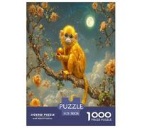 Golden Monkey Jigsaw Puzzle Impossibili 1000Pcs Decorazione Per La Casa. Giochi Rilassamento E Intelligence Per Adulti E Ragazzi Da 14 Anni 38x26cm/1000pcs