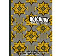 Golden Mosaic Journal: A 150-Page Single-Ruled Notebook for Creativity & Reflection