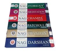 Golden Nag Champa - Bastoncini d'incenso - Vijayshree - 6 scatole