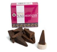 Golden NAG Coni Incenso Meditazione - Scatola di 10 coni