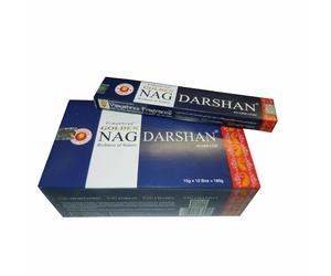 GOLDEN NAG DARSHAN bastoncini di incenso 15g STICK BOX X 12