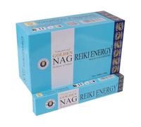 Golden Nag Reiki Energy Masala Agarbathi - Bastoncini di incenso, confezione singola, 15 g