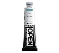 Golden OPEN Acrylic Colours teal 60ml tube