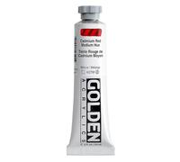 GOLDEN Oro Acrilico 2 Oz Cadmio Red Media Hue