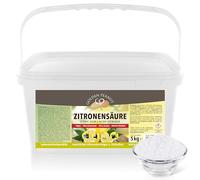 GOLDEN PEANUT Zitronensäure 5 kg - E-330 regina Citronensäure, Lebensmittelqualität, ohne Gentechnik, natürlich reinigen entkalken