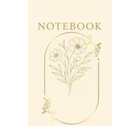 Golden Petal Notebook: Luxury Floral Design for Writing, Planning and Creative Use