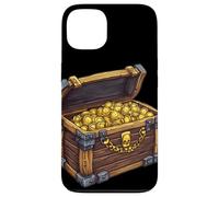 Golden Pirate Treasure Chest Outfit per pirati Custodia per iPhone 13