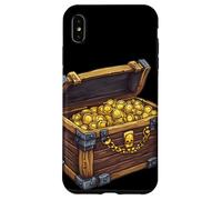 Golden Pirate Treasure Chest Outfit per pirati Custodia per iPhone XS Max