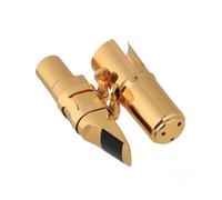 Golden Plated 7# Tenor Saxophone Mouthpiece with Cap