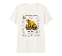 Golden Poison Dart Frog, Guida scientifica Vintage Maglietta Premium