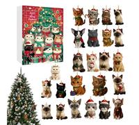 Golden Retriever Advent Calendars 2025-24 Days Golden Retriever Ornaments Christmas Countdown Calendar | Cute Dog Ornaments Advent Calendars Dog Figurines Christmas Decoration Countdown Calendar